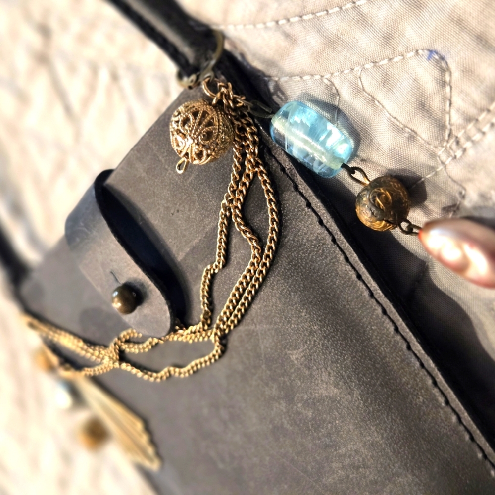 Handmade Art Deco Vintage Purse Charm Charms